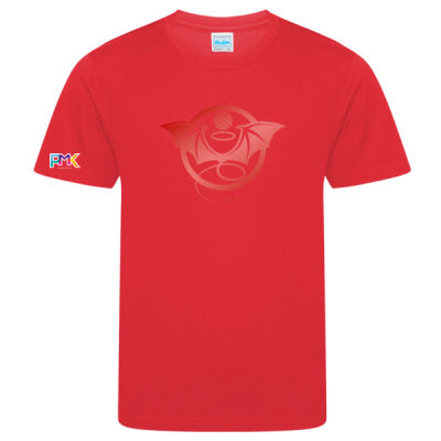 Devils Netball T-Shirt Junior - Red Thumbnail